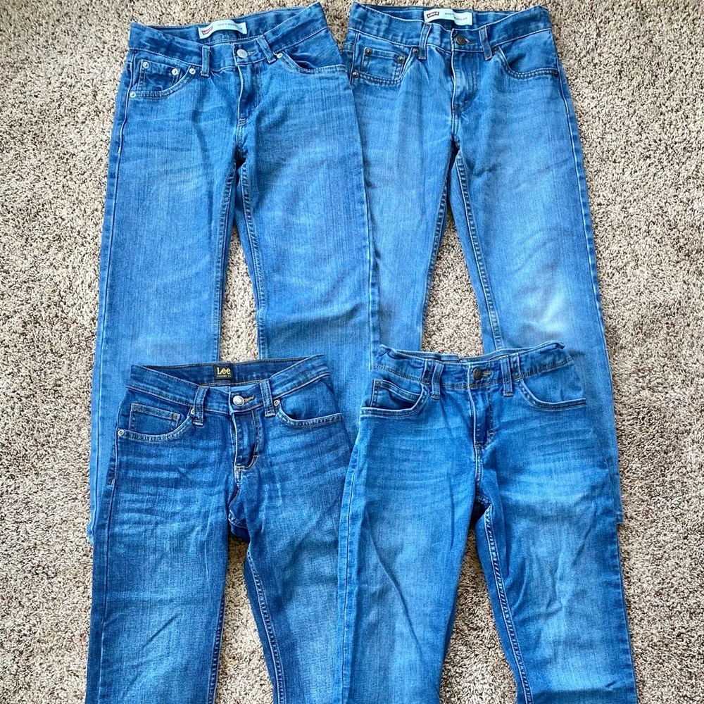 4 Pairs of Boys Jeans - Size 10 Regular